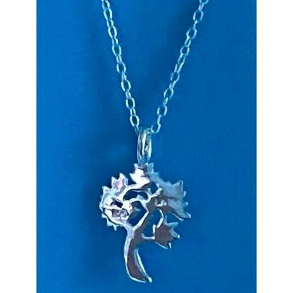 AQ# Sterling 925 Silver “ Tree of Life” Pendant & 18” Chain - Picture 1 of 9